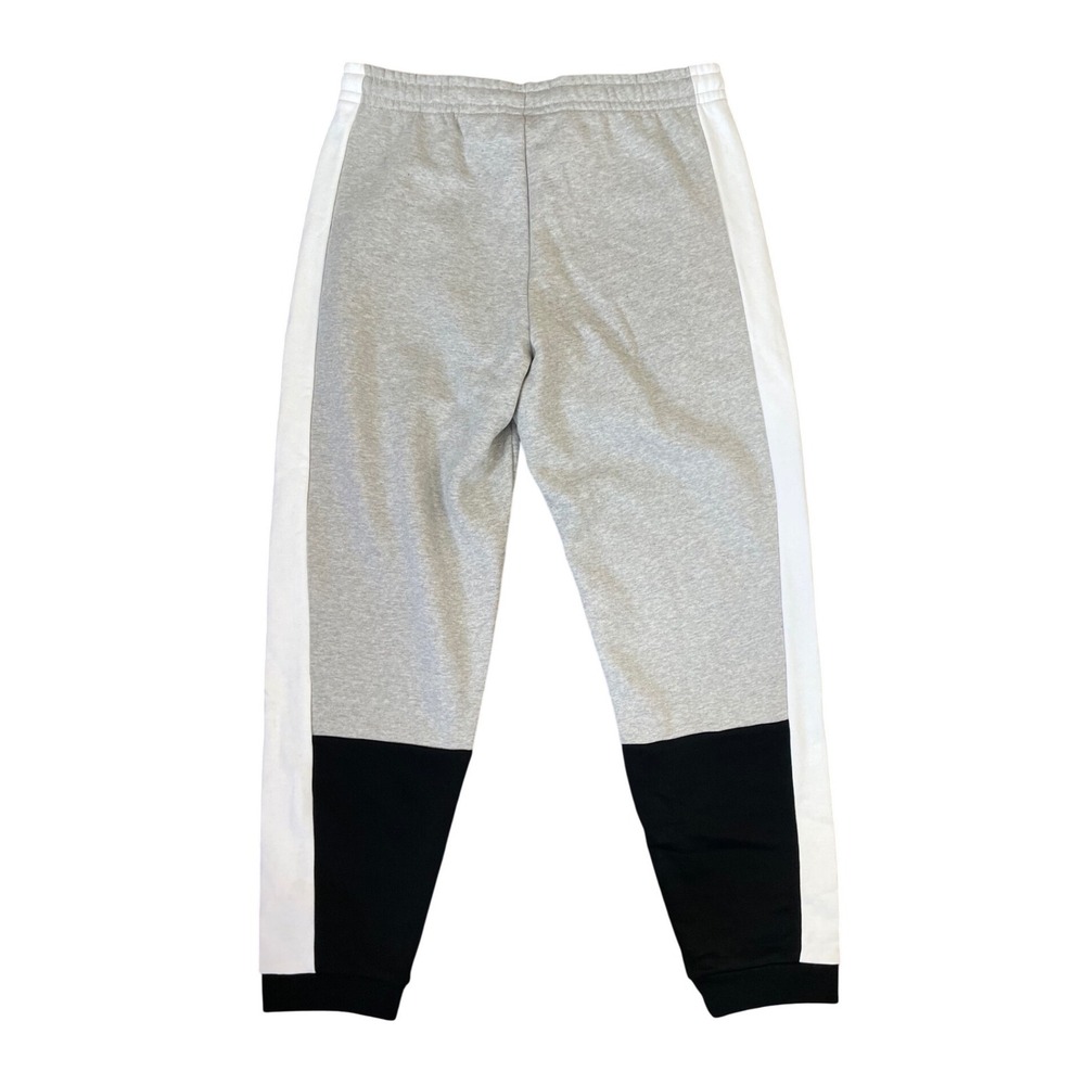Lacoste Mens Colorblock Jogger Sweatpants Grey Black White XH1300 Size L NEW - Picture 2 of 9
